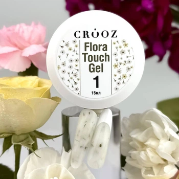 Гель для наращивания Crooz Builder Floral Touch Gel №01 15 мл