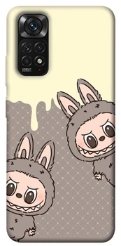 TPU чохол Demsky Labubu twins для Xiaomi Redmi Note 11 (Global) / Note 11S