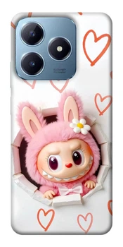 TPU чохол Demsky Labubu paper для Realme C63 4G