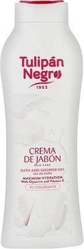Гель для душа "Кремовое мыло" - Tulipan Negro Cream Soap Shower Gel, 650 мл