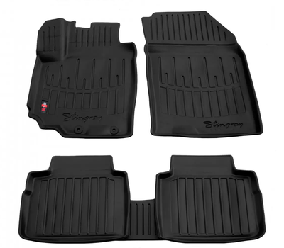 Килимки у салон Suzuki SX4 2013-, з бортом, поліуретан, 5шт, Stingray, 5021025