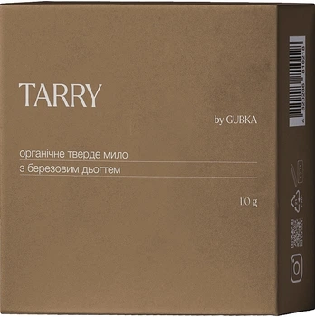 Органическое твердое мыло с березовым дегтем - Gubka Tarry 110g (1455190-32061153)