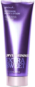 Парфюмированный лосьон для тела с шиммером - Victoria's Secret Pink Love Extra Sweet Shimmer Body Lotion 236ml (1490979-34220379)