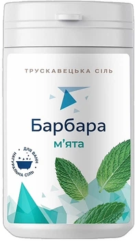 Натуральна сіль для ванн з ефірною олією м'яти - Трускавецька сіль Барбара 1000g (1271782-671130391-2)