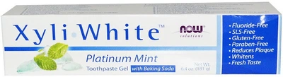 Зубная паста-гель с мятой и пищевой содой - Now Foods XyliWhite Toothpaste Gel 181g (714233-145201)