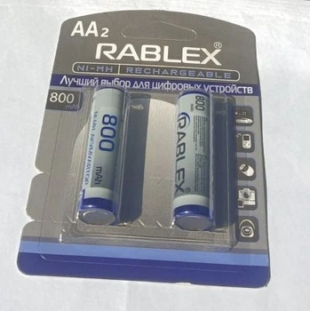 Акумулятор Rablex Ni-Mh AA 1,2V 800 мАh (R800/AA)