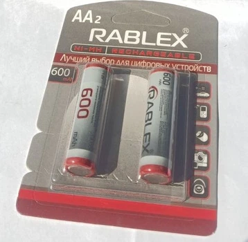Аккумулятор Rablex Ni-Mh AA 1,2V 600 мАh (R600/AA)