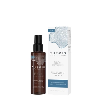 Зміцнююча сироватка для шкіри голови чоловіків CUTRIN BIO + Energy Boost Scalp Serum For 100ml / для стимулювання росту нового волосся