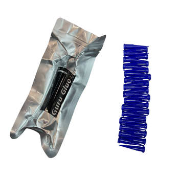 Клей 2UUL Guru Glue Soft Buffer Adhesive DA43 для рамок, полиуретановый, 30мл, черный (+ 20 насадок дозаторов)