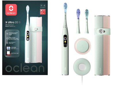 Електрична зубна щітка Oclean X Ultra 20 Set Electric Toothbrush Green