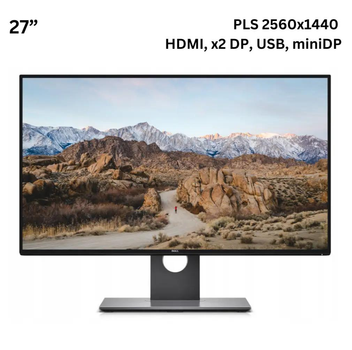 Монитор 27" Dell U2717D IPS 2560x1440 QHD HDMI, x2 DP, USB, miniDP, audio (MDU2717D-A) Б/У