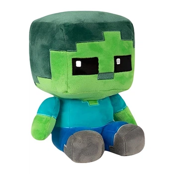 Мягкая игрушка Зомби из Майнкрафта (Minecraft) 21 см.