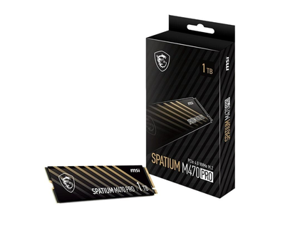 Накопитель SSD 1TB MSI Spatium M470 Pro M.2 2280 PCIe 4.0 x4 NVMe 3D NAND TLC (S78-440L0J0-P83) Store