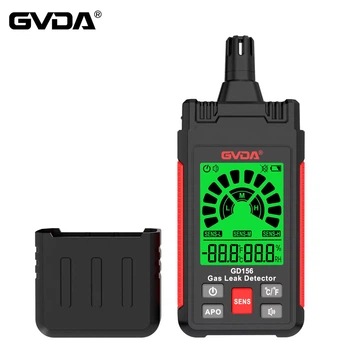 Портативный детектор утечки газа GVDA GD156 с сигнализацией метана и легковоспламеняющихся газов