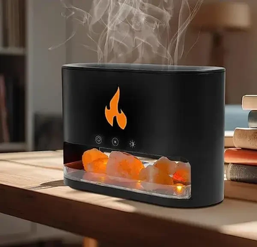 Лампа увлажнитель воздуха Docsal Flame, рассеиватель аромата 3в1