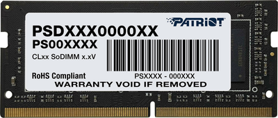 Pamięć RAM Patriot SO-DIMM DDR4-3200 16384MB PC4-25600 (7D4932AB90000800PT)
