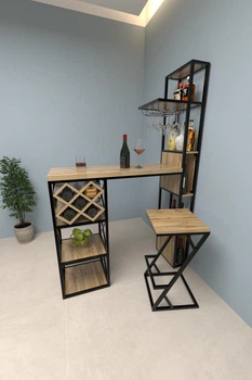 Барная стойка в стиле лофт EcoLoft Каванна DSP-1192 Дуб Аппалачи
