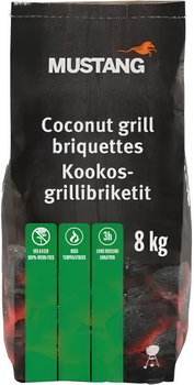 Brykiety kokosowe do grillowania Mustang 8 kg (6410416362731)