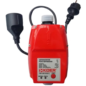Електронний контролер тиску для насоса KOER 1.1 кВт 1" IP65 KSR-2 KP3156
