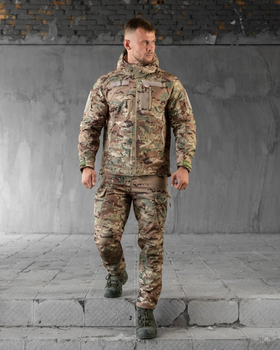 Зимовий тактичний костюм Single Sword Jumper софтшел з подвійним флісом утеплений для осені та зими L