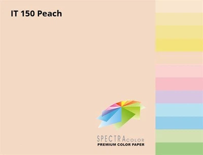 Папір кольоровий 80г/м, А4 пастельний персиковий 100арк. SPECTRA 150