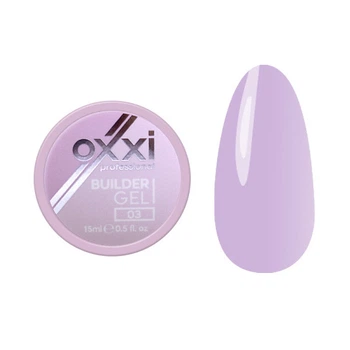 Гель для наращивания Oxxi Professional Builder Gel 03 бледно-сиреневый 15 мл