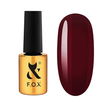 Гель-лак FOX Lipstick Collection 010 Wine Passion темно-бордовий 7 мл