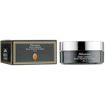 Гидрогелевые патчи для кожи вокруг глаз JM Solution Honey Luminous Royal Propolis Eye Patch Black 60 шт (8809505542624)