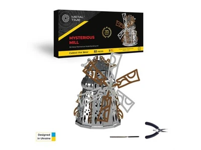 Конструктор Мельница электронная, Metal Time (MT054), 52 дет.