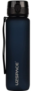 Бутылка для воды UZSPACE Uzspace Tamish Frosted Waterbottle 3038 1 L чорно-синий
