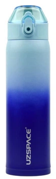 Термо-бутилка Uzspace X4 Gradient Waterboottle 4201 500 ml сине-голубой