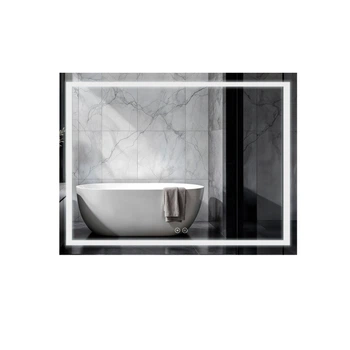 Дзеркало Qtap Mideya (MI1) 900х700 з LED-підсвічуванням Touch, з антизапітнінням, з димером QT2078NCF9070W