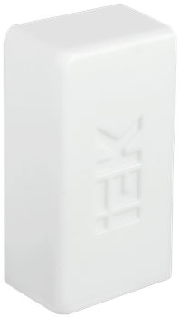 Заглушка для короба 100x40мм ПВХ белый [CKMP10D-Z-100-040-K01] КМЗ