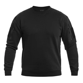 Кофта тактическая Mil-Tec свитшот Tactical Sweatshirt S Черный (opt-M-T-5353)