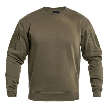 Кофта тактическая Mil-Tec свитшот Tactical Sweatshirt L Ranger Green (opt-M-T-5557)