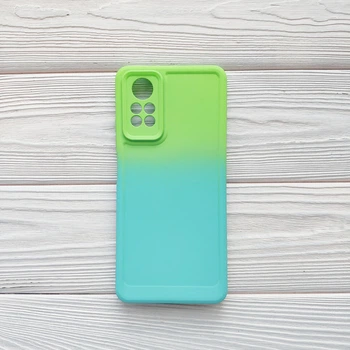 Чохол TPU Gradient для Xiaomi Redmi Note 12 Pro 4G Green-blue