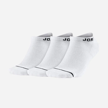Набор мужских носков коротких Nike U J ED Cush Poly NS 3PR 144 DX9656-100 38-42 3 пары Белый (196152694270)