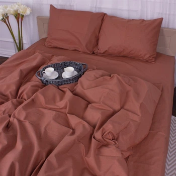 Комплект постельного белья MirSon Бязь Premium Chocolate Perla 160х220 (2200001477346)