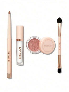 Набор для губ (карандаш+блеск+глитер) Sheglam Lip Dazzler Glitter Kit Debutante 1.7г + 1.1г + 0.2г