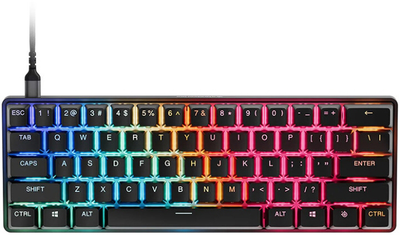 Клавиатура проводная SteelSeries Apex Pro Mini Gen 3 UA HyperMagnetic OmniPoint 3.0 OLED USB (SS64913)
