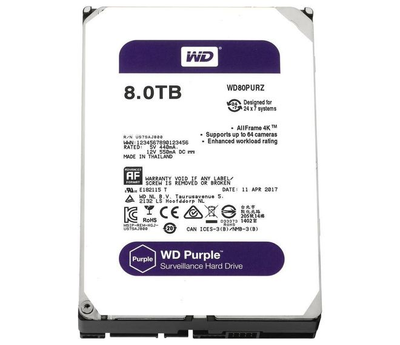 Жесткий диск 8 TB WD Purple (WD80PURZ)