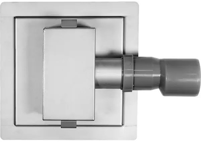 Трап зливний FALA QUAD нержавіюча сталь 15 x 15 см (5906083079269)