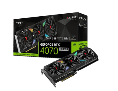 Відеокарта PNY GeForce RTX 4070 SUPER XLR8 Gaming VERTO X3 OC 12GB GDDR6X
