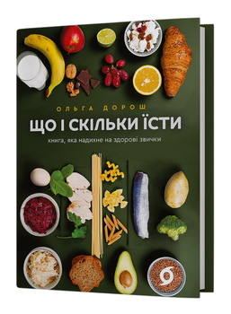 Книга Що і скільки їсти. Книга, яка надихне на здорові звички. Автор - Ольга Дорош (Віхола)