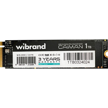 внутренний SSD накопитель Wibrand Caiman 1TB M.2 NVMe (WIM.2SSD/CA1TB)