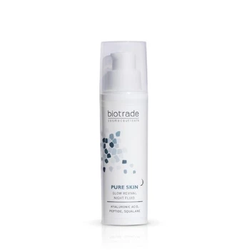НІЧНИЙ ФЛЮЇД PURE SKIN З ГІАЛУРОНОВОЮ КИСЛОТОЮ ТА ПЕПТИДАМИ 50 мл