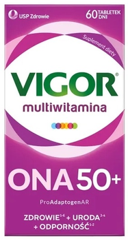 Мультивітаміни Vigor Вона 50+ 60 таблеток (5903031286106)