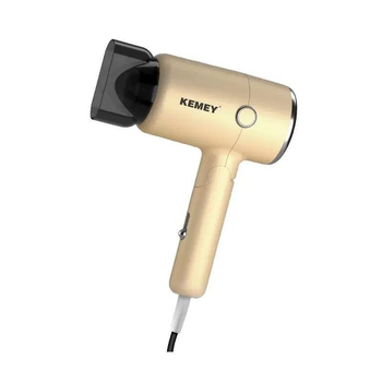 Фен для высушивания волос Kemei KM-6838 дорожный с насадкой складной 1200 Вт (6838U)