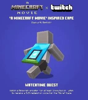 Плащ Minecraft Home Cape - Twitch (Ключ активації Java & Bedrock Edition)