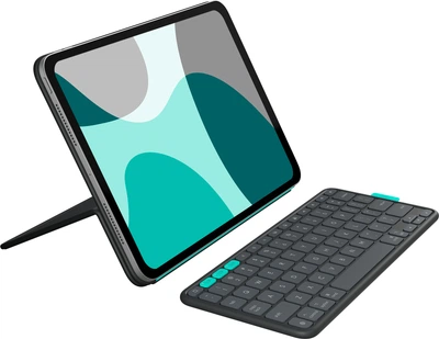 Обкладинка-клавіатура Logitech Flip Folio для Apple iPad Air 11/Pro 11 Graphite (920-013403)